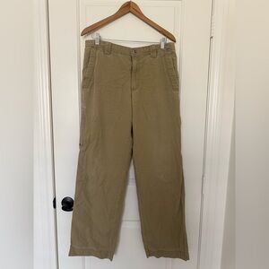 Columbia Men's Khaki Cargo Pants - Outdoor Utility Gorpcore Size 32